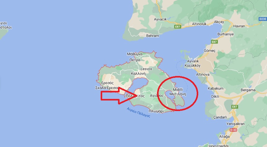 midilli adası